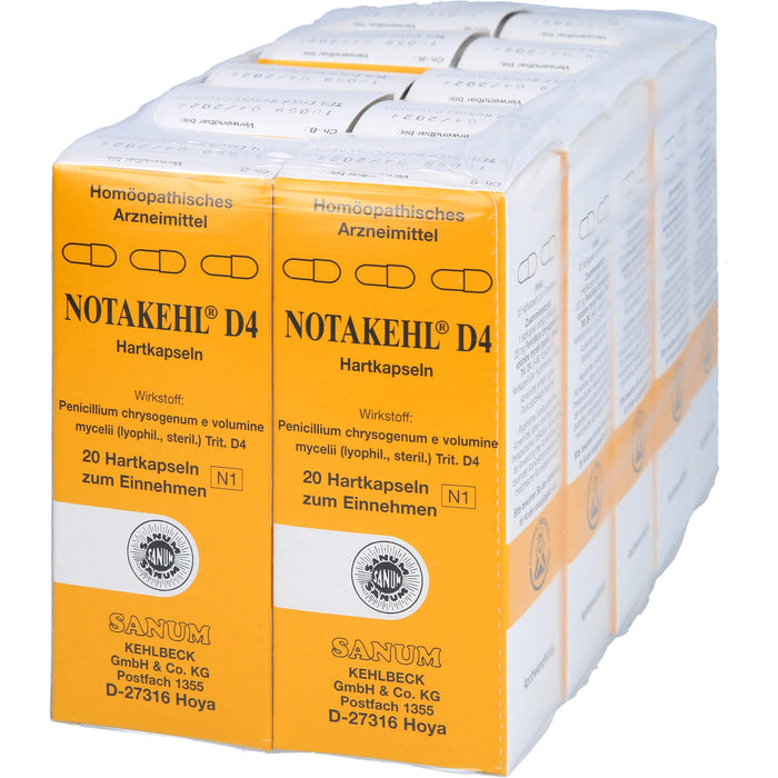 SANUM-KEHLBECK Notakehl D4 Kapseln, 200 pc Capsules