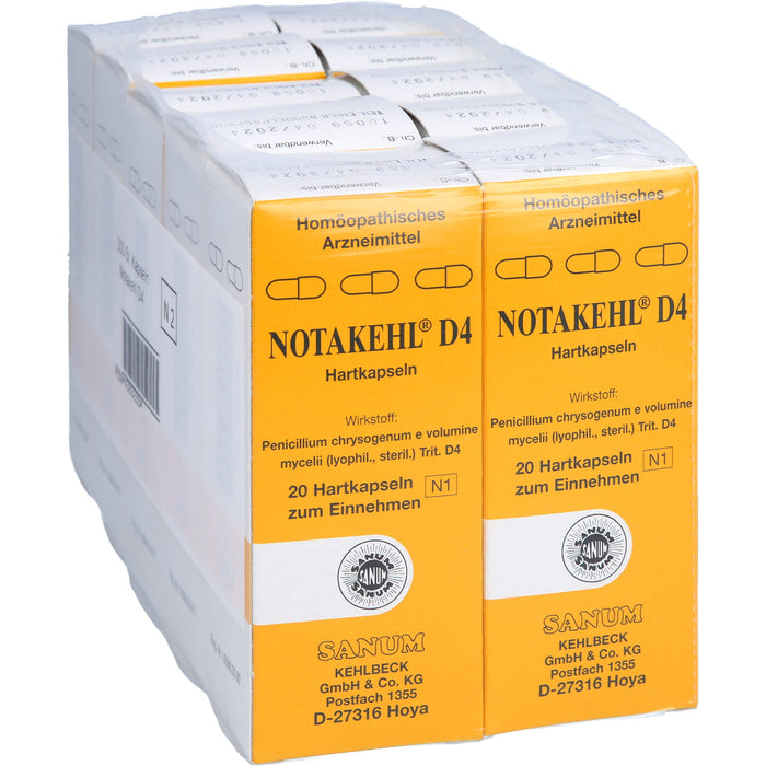 SANUM-KEHLBECK Notakehl D4 Kapseln, 200 pc Capsules