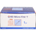 BD Micro-Fine+ U 100 Insulinspritzen 12,7 mm, 100 St. Spritzen