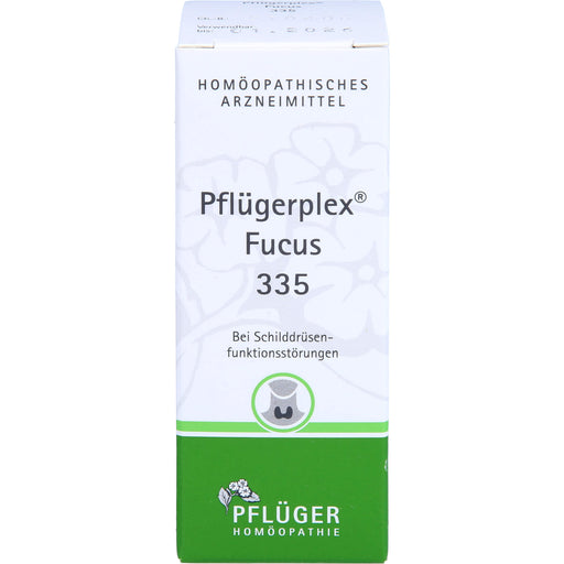 Pflügerplex Fucus 335 Tabletten bei Schilddrüsenfunktionsstörungen, 100 St. Tabletten