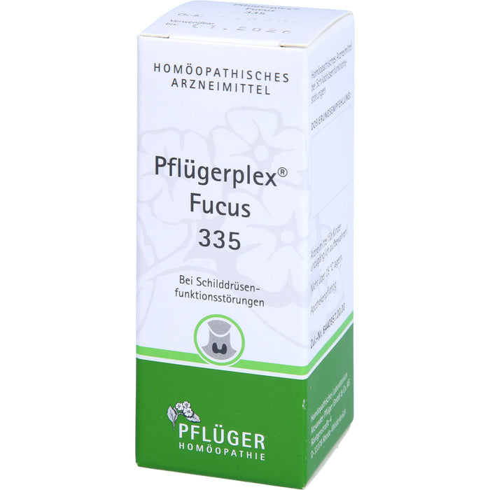 Pflügerplex Fucus 335 Tabletten bei Schilddrüsenfunktionsstörungen, 100 pc Tablettes