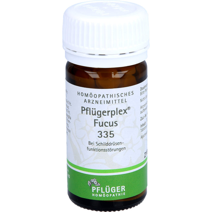 Pflügerplex Fucus 335 Tabletten bei Schilddrüsenfunktionsstörungen, 100 pc Tablettes