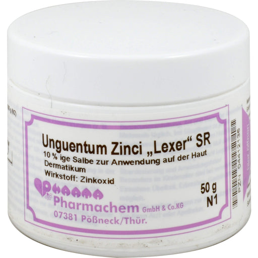 Unguentum Zinci Lexer SR Salbe, 50 g SAL
