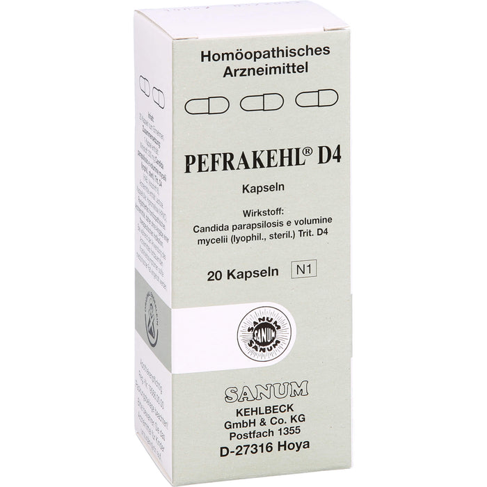 SANUM-KEHLBECK Pefrakehl D4 Kapseln, 20 pc Capsules
