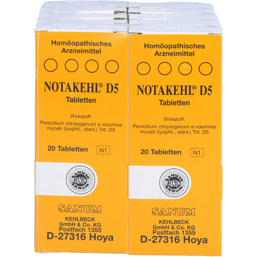 SANUM-KEHLBECK Notakehl D5 Tabletten, 200 St. Tabletten