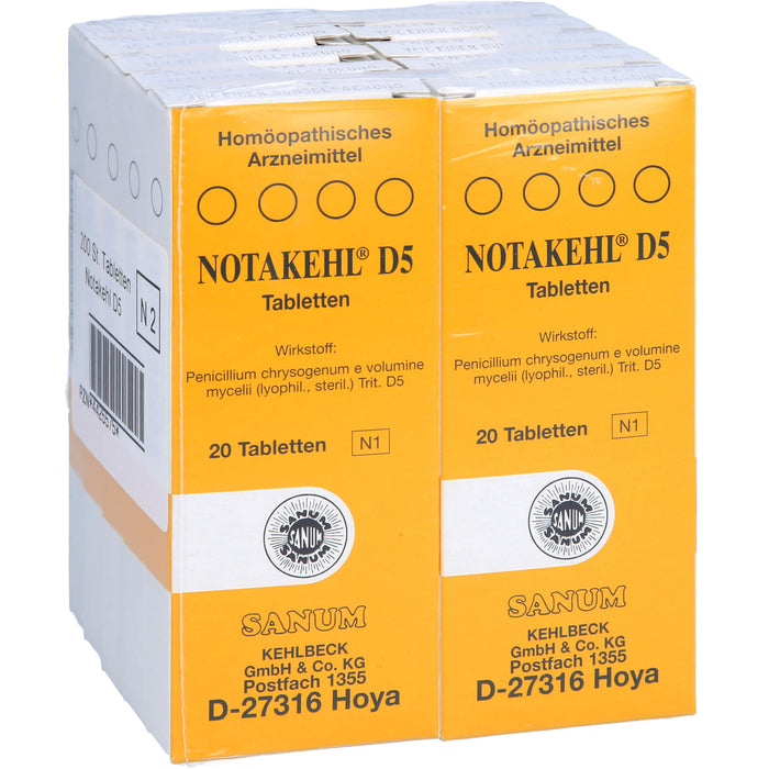SANUM-KEHLBECK Notakehl D5 Tabletten, 200 St. Tabletten