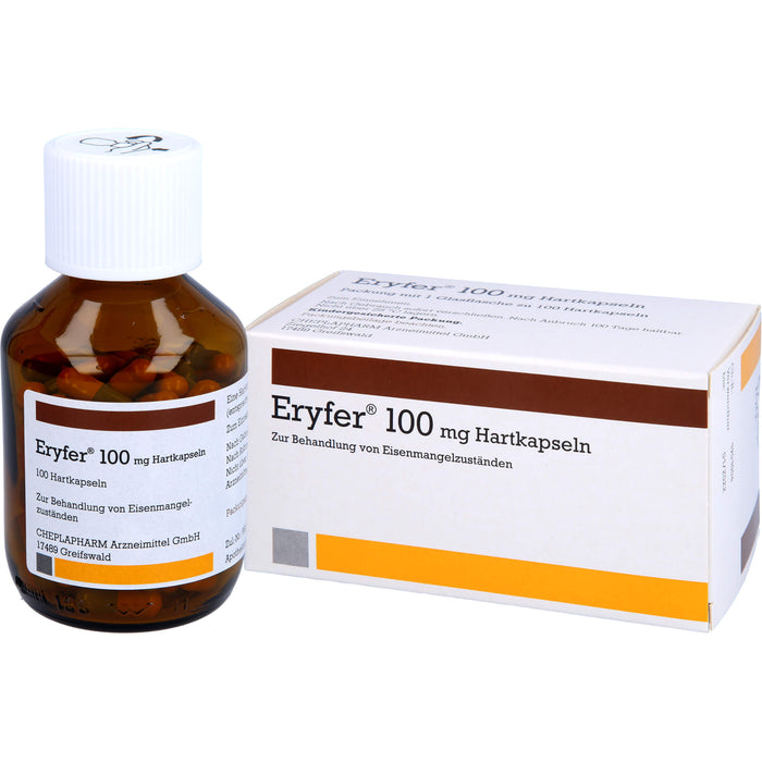 Eryfer  100 mg Hartkapseln, 100 pcs. Capsules