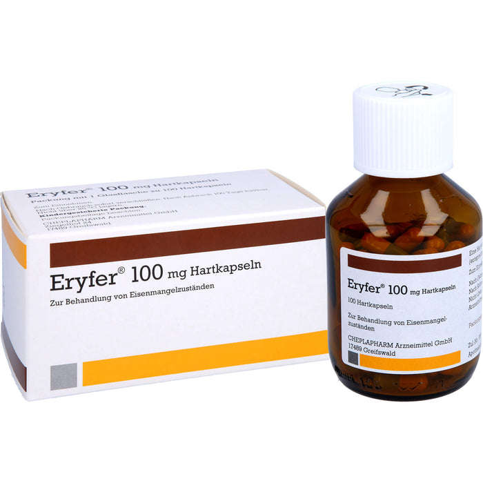 Eryfer  100 mg Hartkapseln, 100 pcs. Capsules