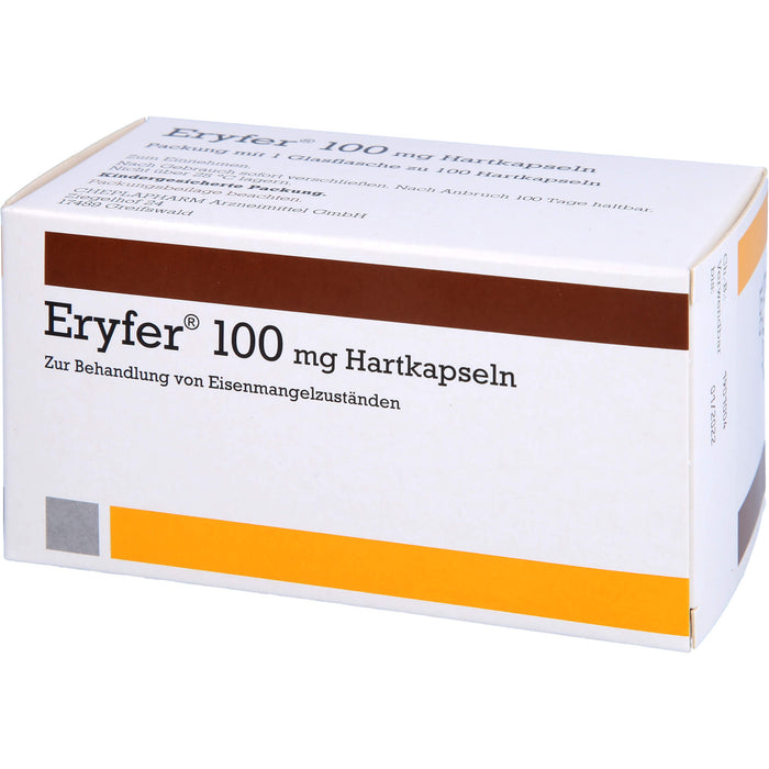 Eryfer  100 mg Hartkapseln, 100 pcs. Capsules