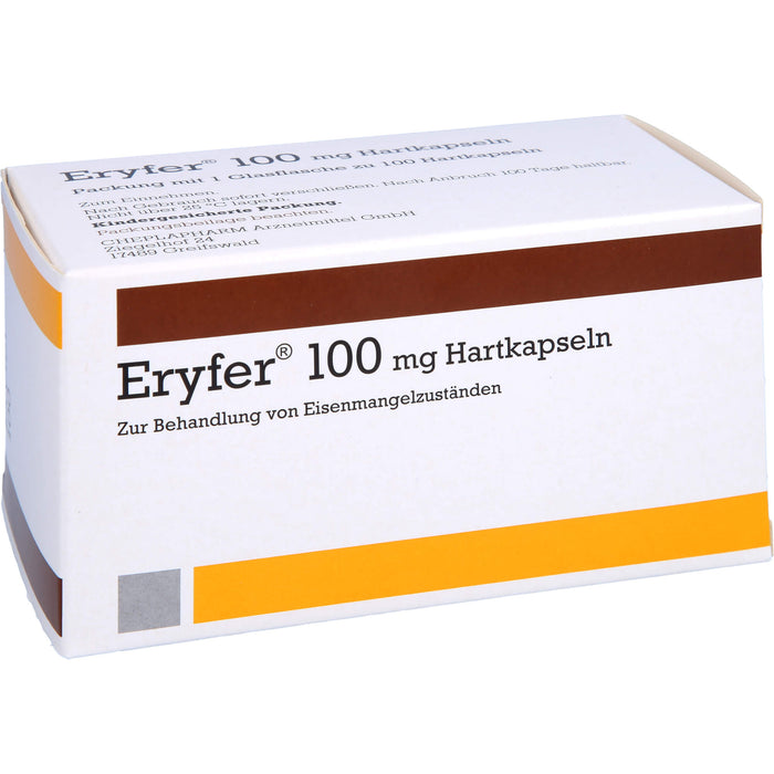 Eryfer 100 mg Hartkapseln, 100 pc Capsules