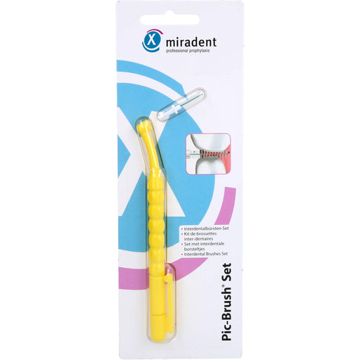 MIRADENT PICBRU SET GELB, 1 St 