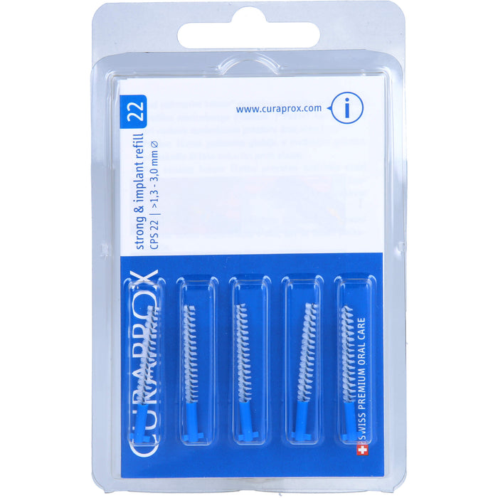Curaprox CPS 22 blau Interdentalbürsten, 5 St 