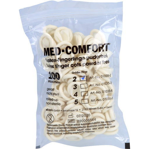 FINGERLINGE LATEX GR 2, 100 St 