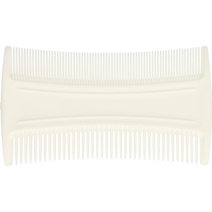 Nissenkamm Kunststoff weiß, 1 St 