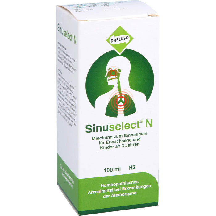 Sinuselect N Mischung bei Erkrankungen der Atemorgane, 100 ml Solution