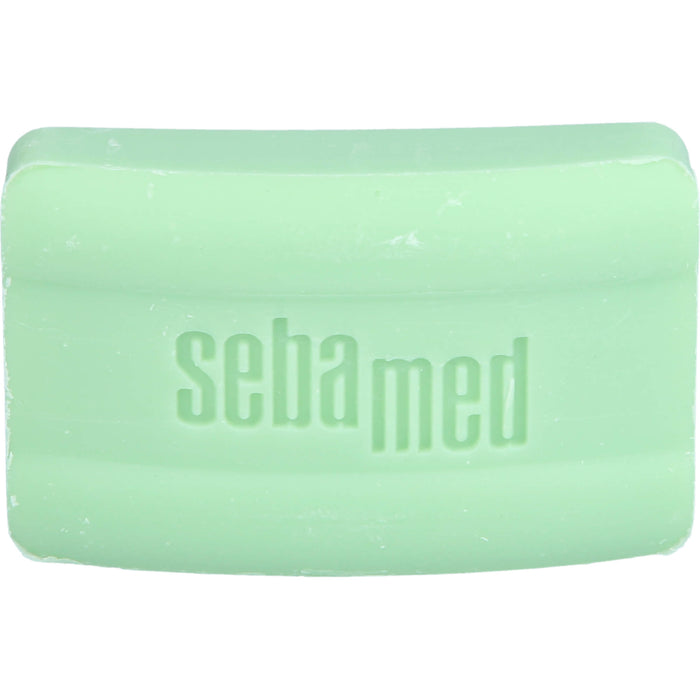 Sebamed seifenfreies Waschstück mit Vitamin E für empfindliche Haut für eine sanfte porentiefe Reinigung, 50 g soins du corps