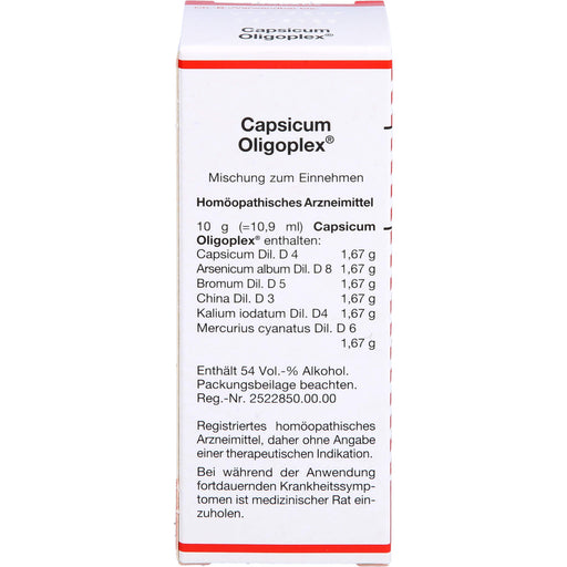 Capsicum Oligoplex, Mischung, 50 ml LIQ