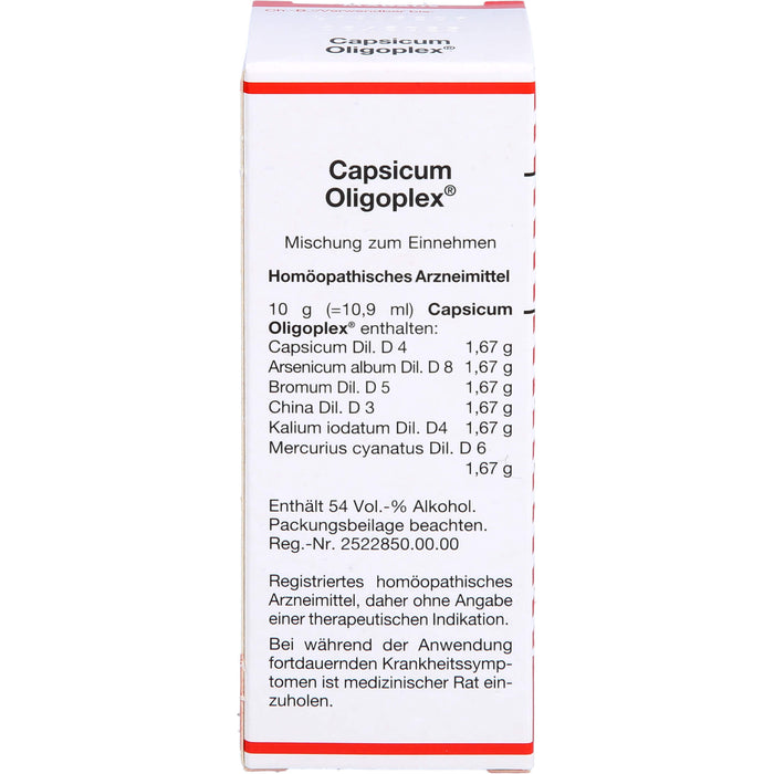 Capsicum Oligoplex, Mischung, 50 ml LIQ