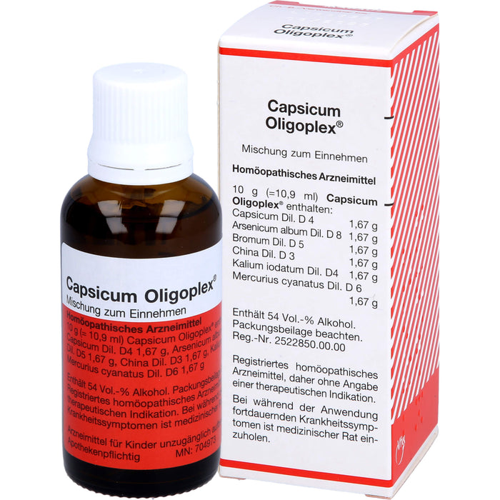Capsicum Oligoplex, Mischung, 50 ml LIQ