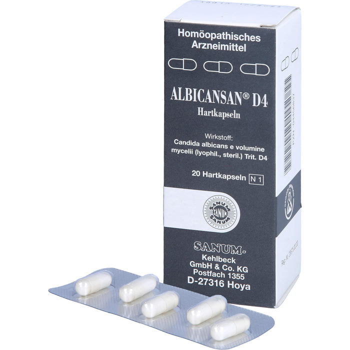 SANUM-KEHLBECK Albicansan D4 Kapseln, 20 pcs. Capsules