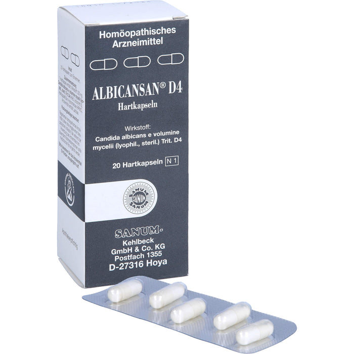 SANUM-KEHLBECK Albicansan D4 Kapseln, 20 pcs. Capsules