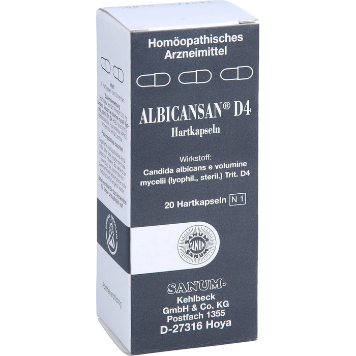 SANUM-KEHLBECK Albicansan D4 Kapseln, 20 pcs. Capsules