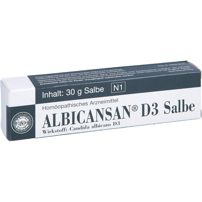 SANUM-KEHLBECK Albicansan D3 Salbe, 30 g Onguent