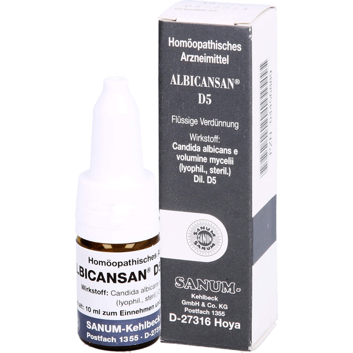 SANUM-KEHLBECK Albicansan D5 flüssige Verdünnung, 10 ml Solution