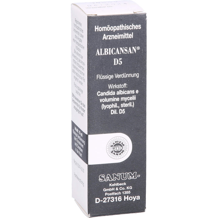 SANUM-KEHLBECK Albicansan D5 flüssige Verdünnung, 10 ml Solution