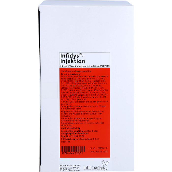 Infidys Injektion, 50X5 ml AMP