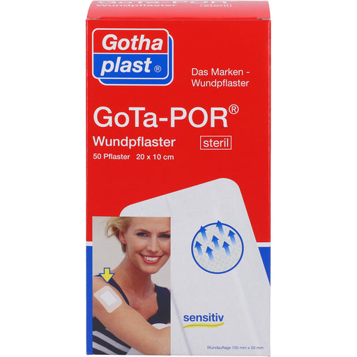 GoTa-POR Wundpflaster steril 200x100mm, 50 St PFL