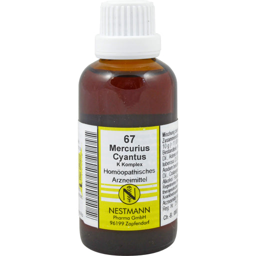 Mercurius cyanatus K Komplex Nr. 67 Dil., 50 ml DIL