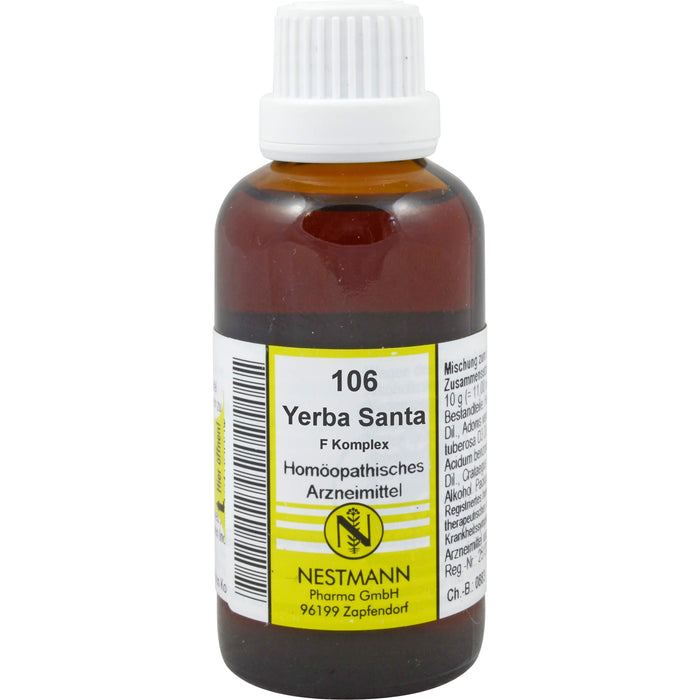 NESTMANN Yerba Santa F Komplex Nr. 106 flüssige Verdünnung, 50 ml Lösung