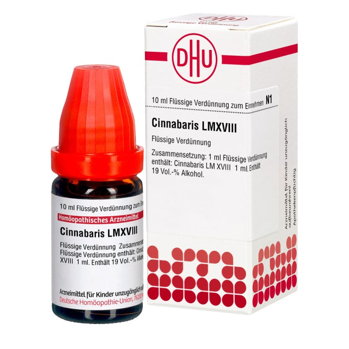 Cinnabaris LM XVIII DHU Dilution, 10 ml Solution