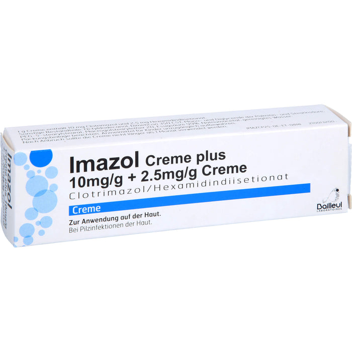 Imazol Creme plus 10mg/g + 2.5mg/g Creme bei Pilzinfektionen der Haut, 25 g Crème