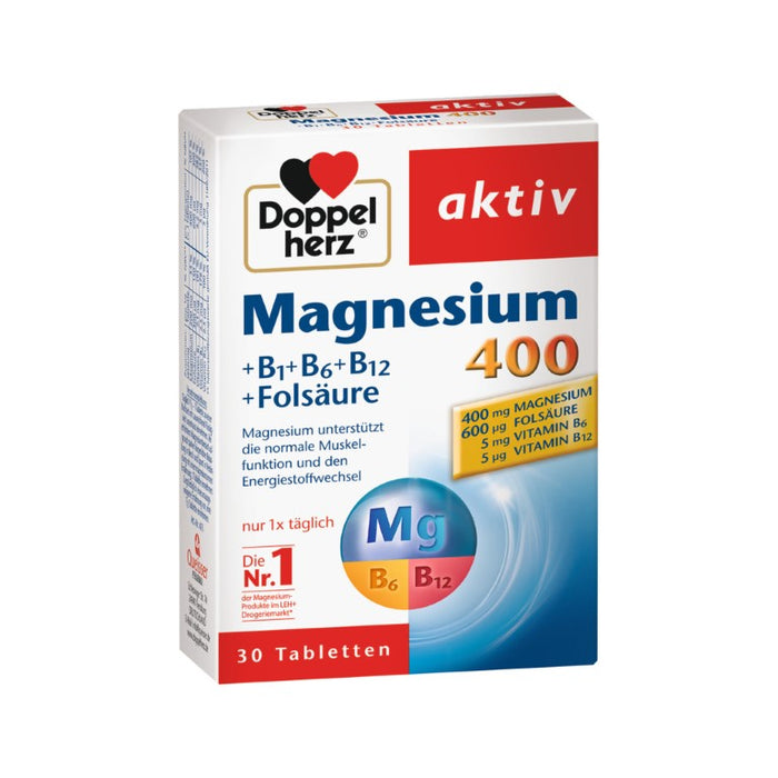 Doppelherz Magnesium 400 mg Tabletten, 30 pcs. Tablets