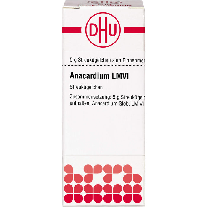 DHU Anacardium LM VI Streukügelchen, 5 g Globuli