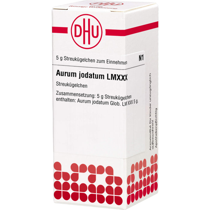 Aurum jodatum LM XXX DHU Globuli, 5 g Globules