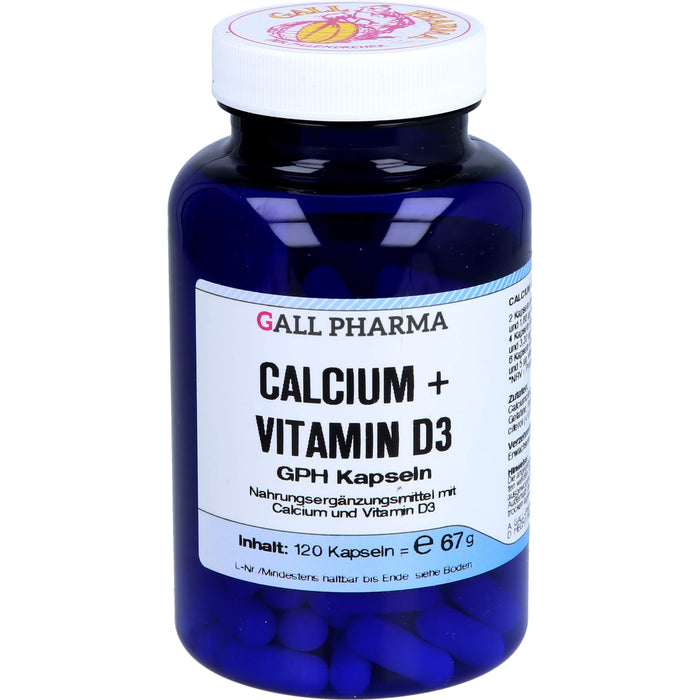 GALL PHARMA Calcium + Vitaminn D3 GPH Kapseln, 120 pcs. Capsules