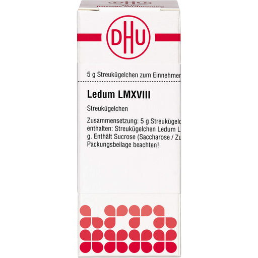 DHU Ledum LM XVIII Streukügelchen, 5 g Globuli