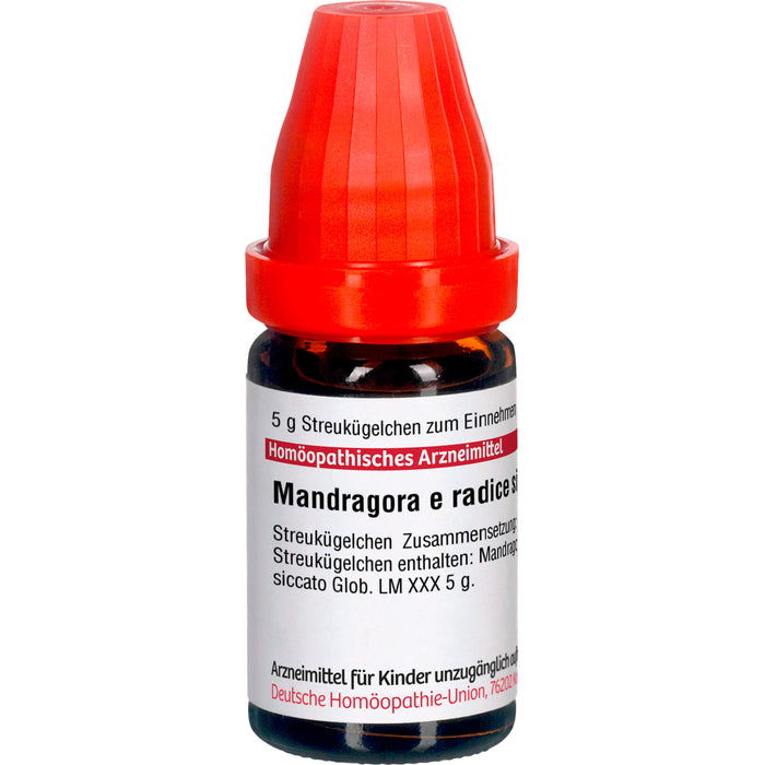 Mandragora e radice siccata LM XXX DHU Globuli, 5 g Globules