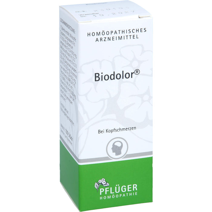 Pflüger Biodolor bei Kopfschmerzen, 100 St. Tabletten
