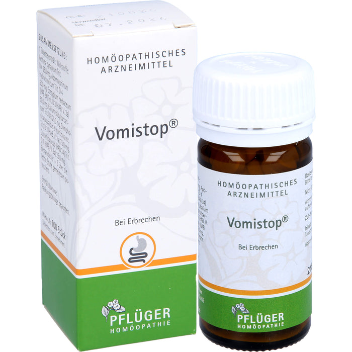 Pflüger Vomistop Tabletten bei Erbrechen, 100 pcs. Tablets