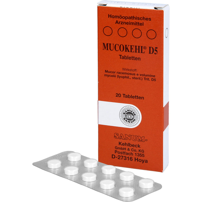 SANUM-KEHLBECK Mucokehl D5 Tabletten, 20 St. Tabletten