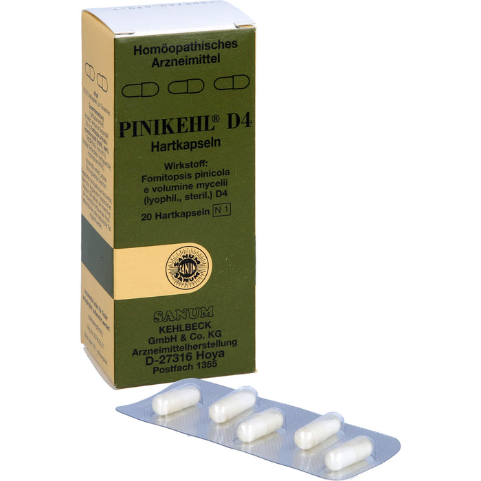 SANUM-KEHLBECK Pinikehl D4 Hartkapseln, 20 pcs. Capsules