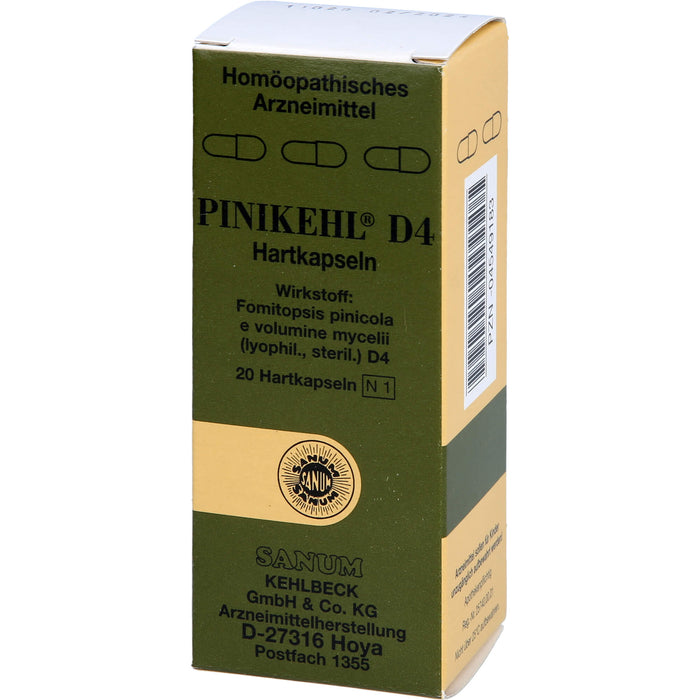 SANUM-KEHLBECK Pinikehl D4 Hartkapseln, 20 pcs. Capsules