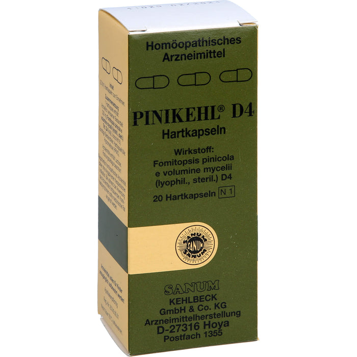 SANUM-KEHLBECK Pinikehl D4 Hartkapseln, 20 pcs. Capsules