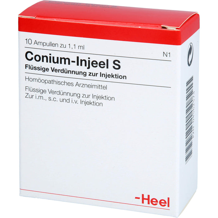 Heel Conium Injeel S flüssige Verdünnung, 10 pcs. Ampoules