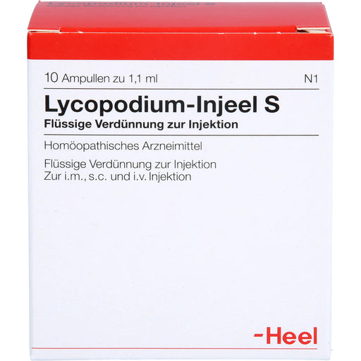 Heel Lycopodium-Injeel S flüssige Verdünnung, 10 St. Ampullen