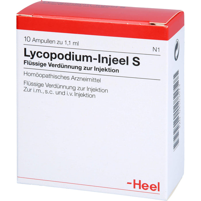 Heel Lycopodium-Injeel S flüssige Verdünnung, 10 pcs. Ampoules